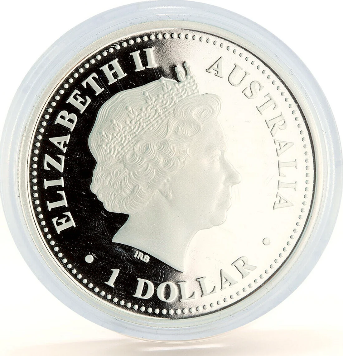 Монета 1 доллар серебро Австралия