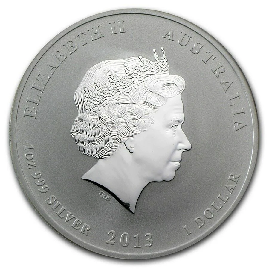 Монета Австралия 2008 год 1 доллар год мыши