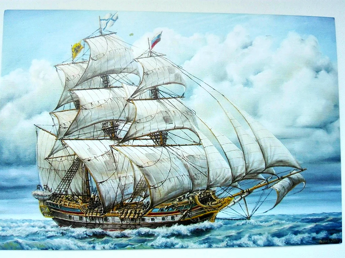Морская тематика корабль