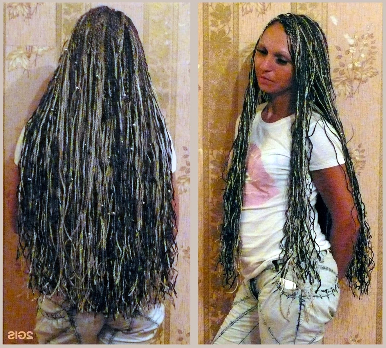 Наращивание волос на афрокосы