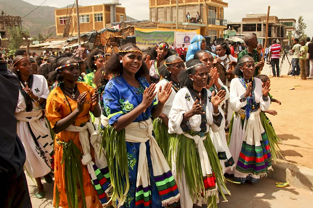 Население Эфиопии Амхара