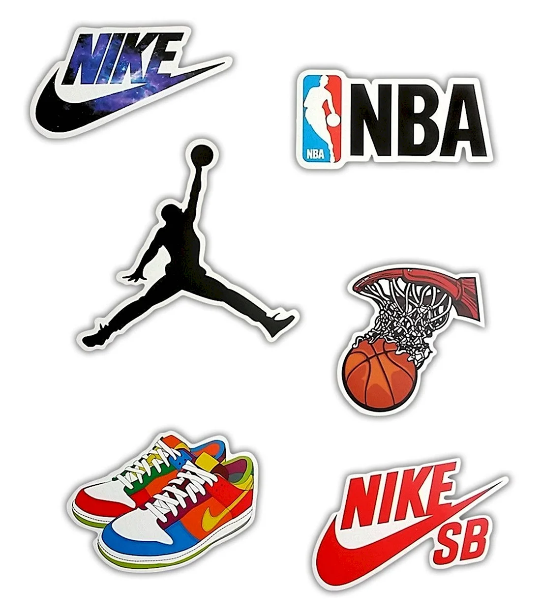 NBA logo наклейка