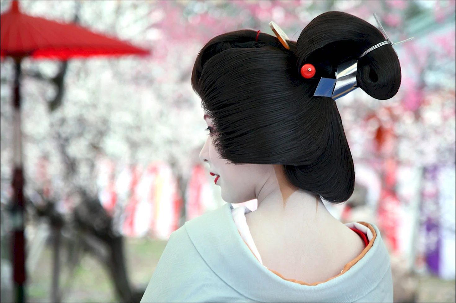 Нихонгами японские традиционные причёски
