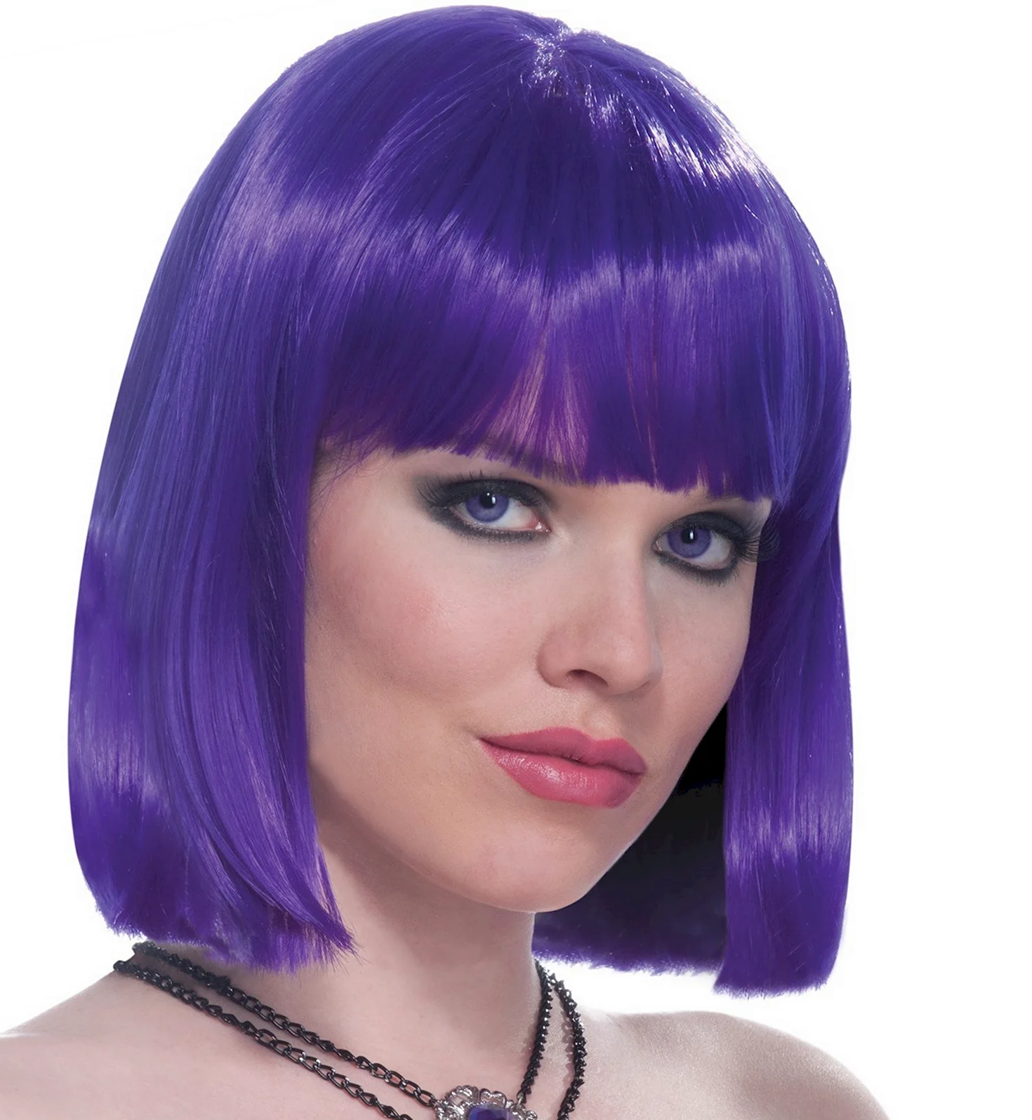 Николь Ричи с фиолетовыми волосами