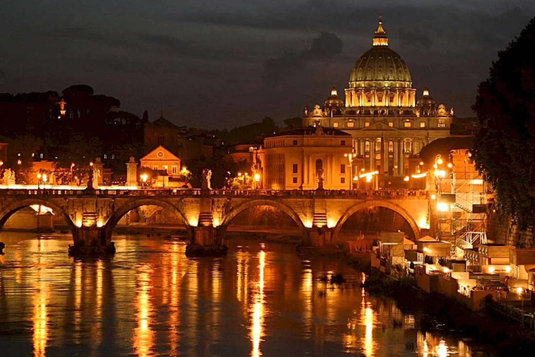 Ночная Италия Рим