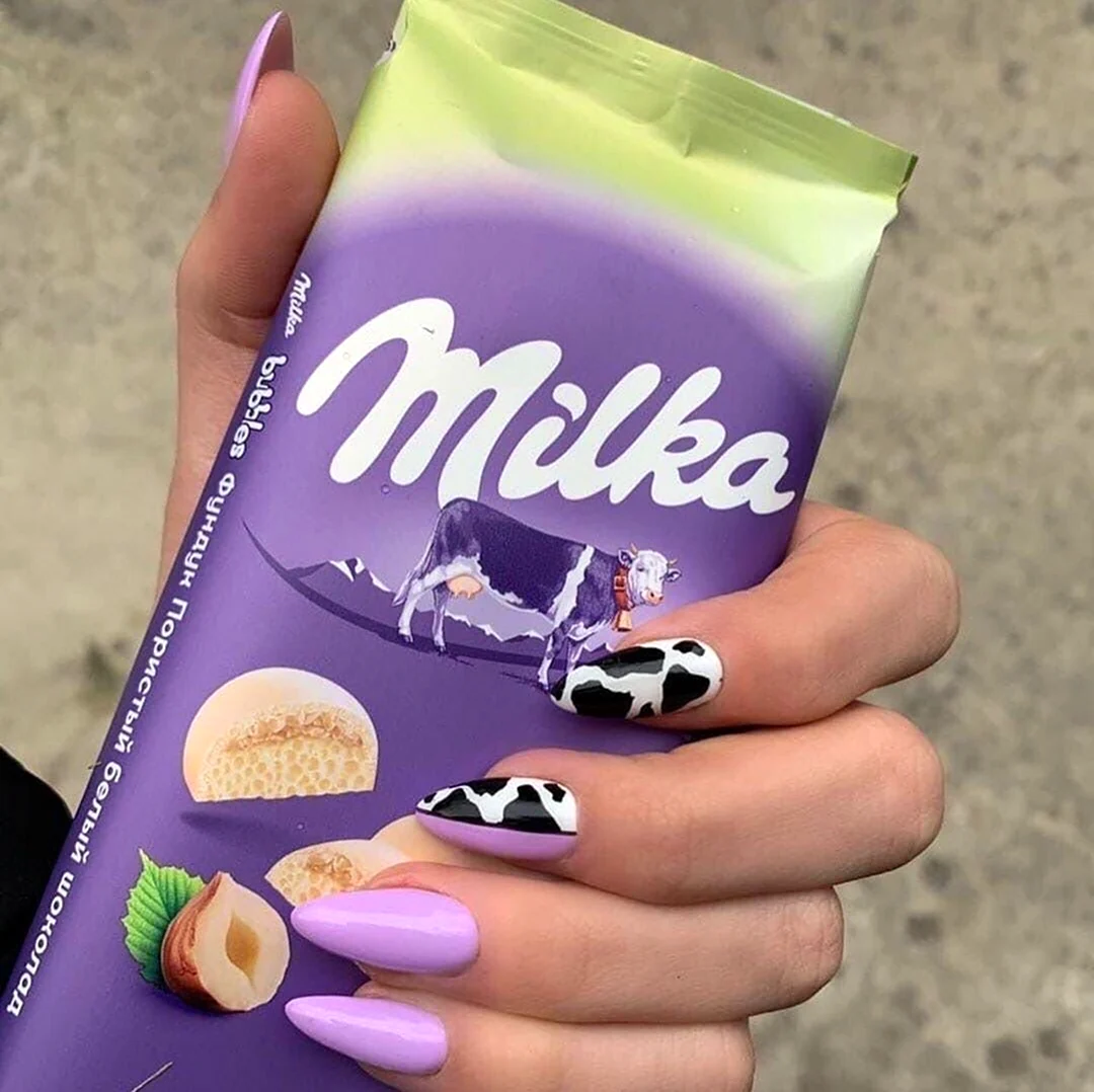 Ногти Milka