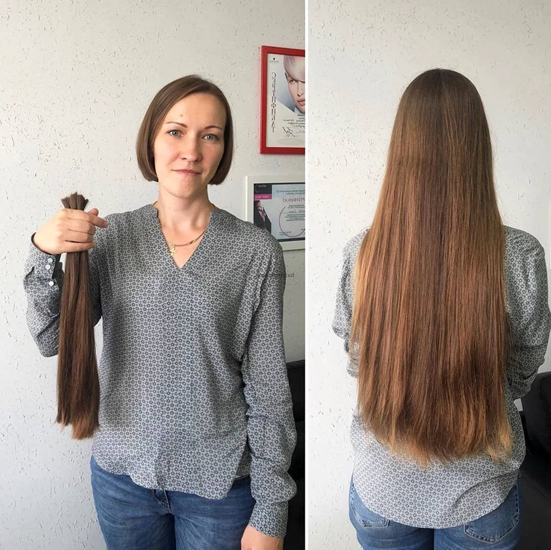 Обрезать длинные волосы