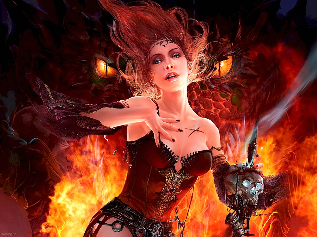 Огненная ведьма Адриэн