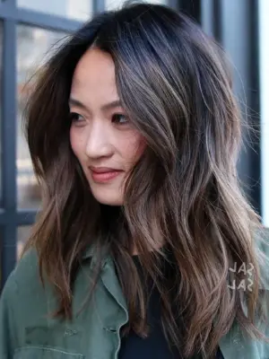 Окрашивание азиатских волос
