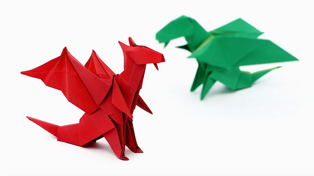Оригами Джо Накашима дракон
