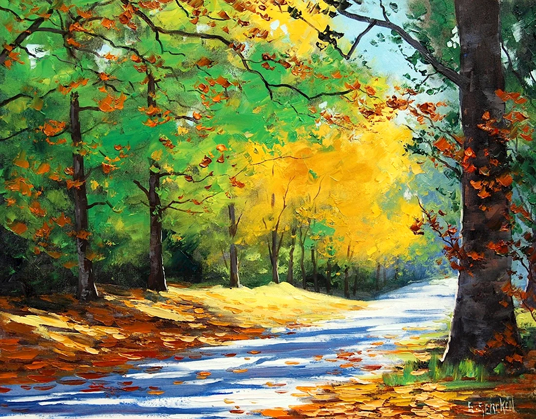 Осенний пейзаж Грэм Геркен