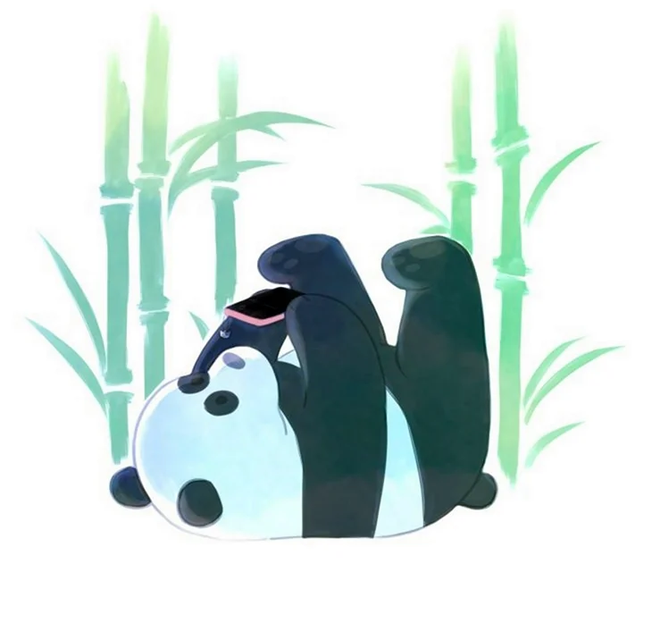 Панда из мультика 3 медведя