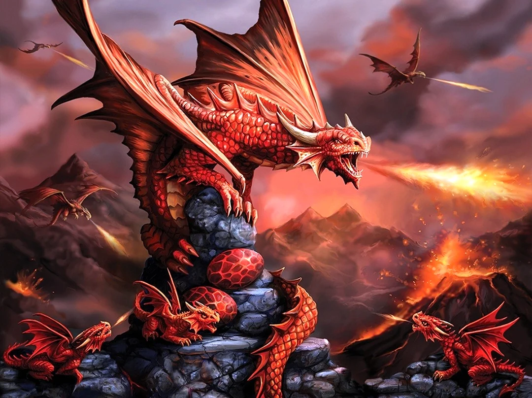 Пазл Prime 3d Огненный дракон 10090 500 дет.
