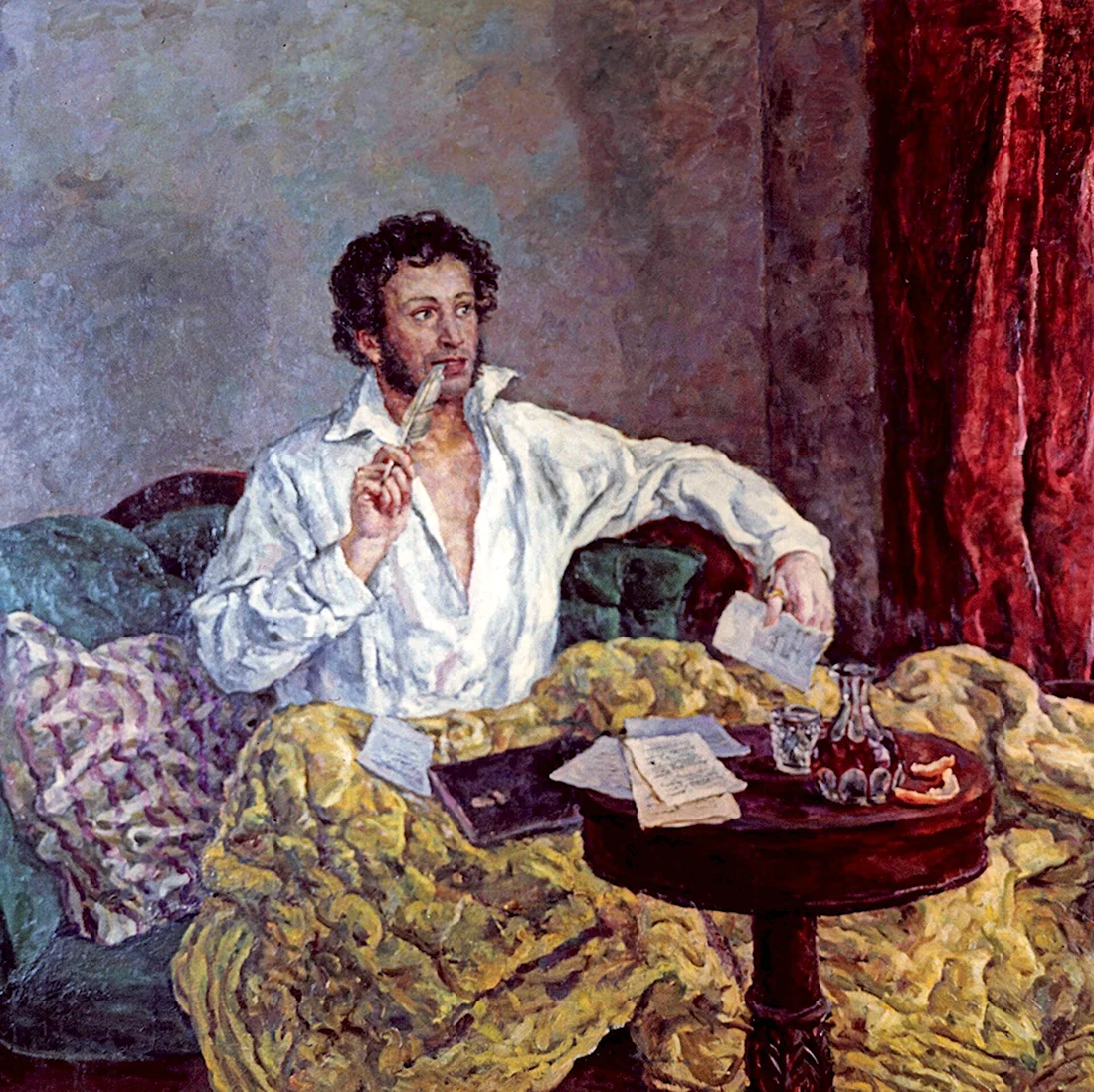 Петр Кончаловский портрет Пушкина