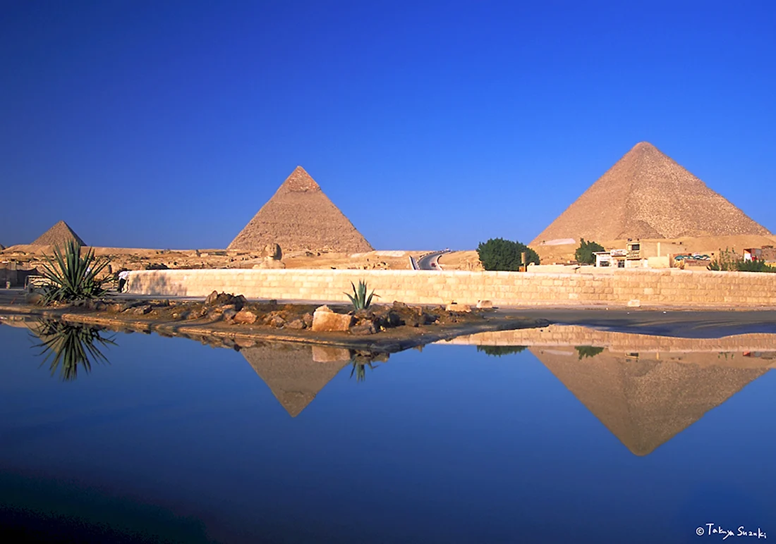 Пирамиды Гизы и Нил