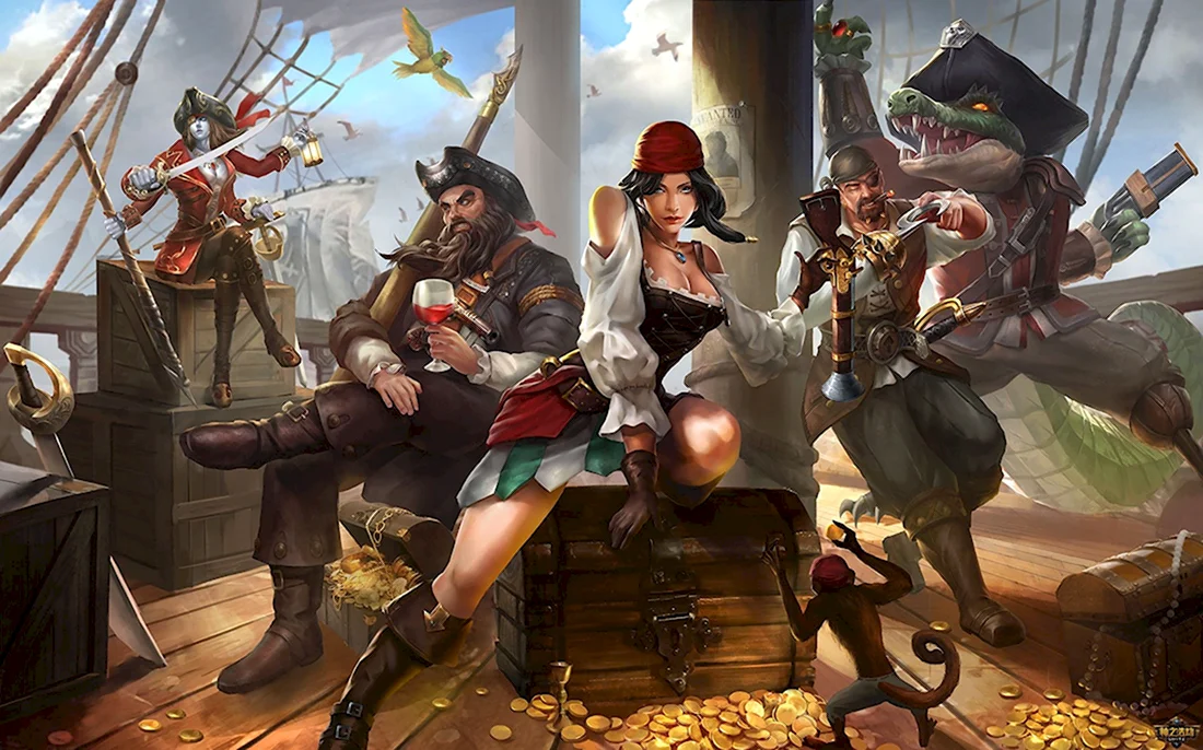 Пираты абордаж