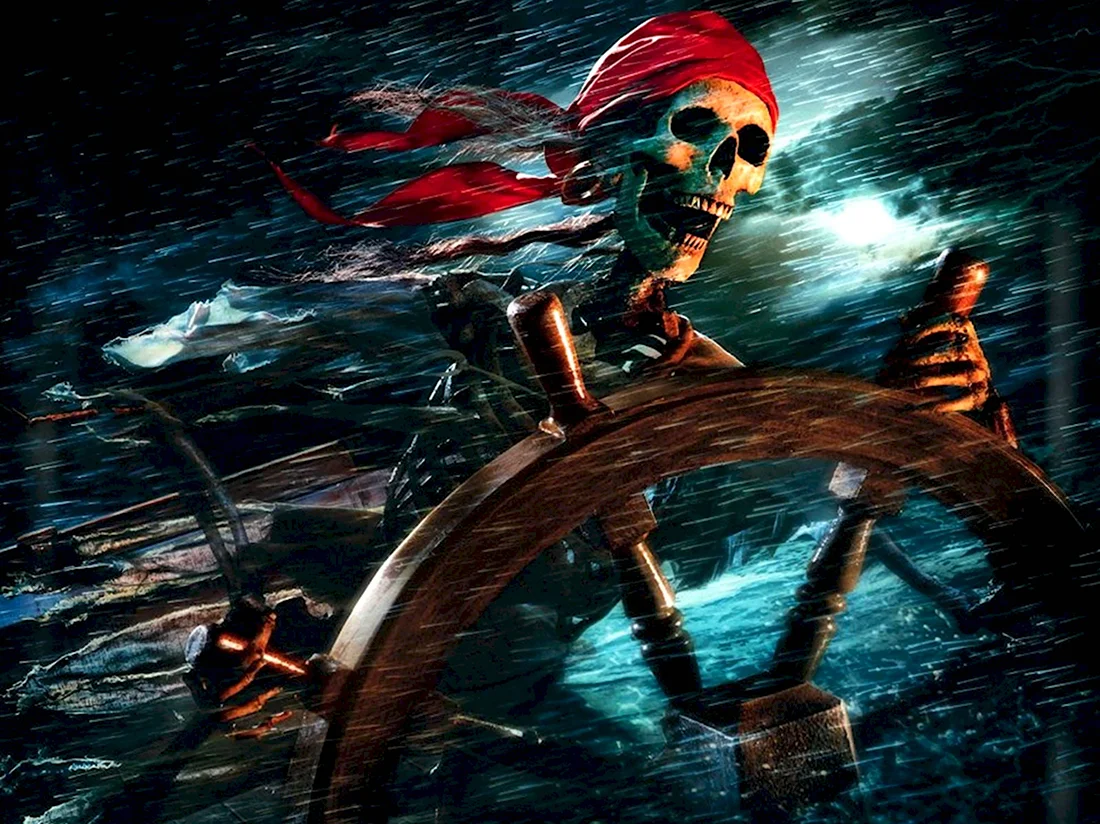 Пираты Карибского моря скелеты пираты