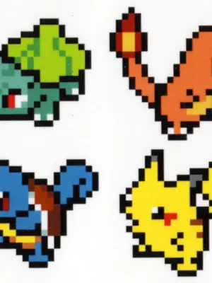 Pixel Art покемонов