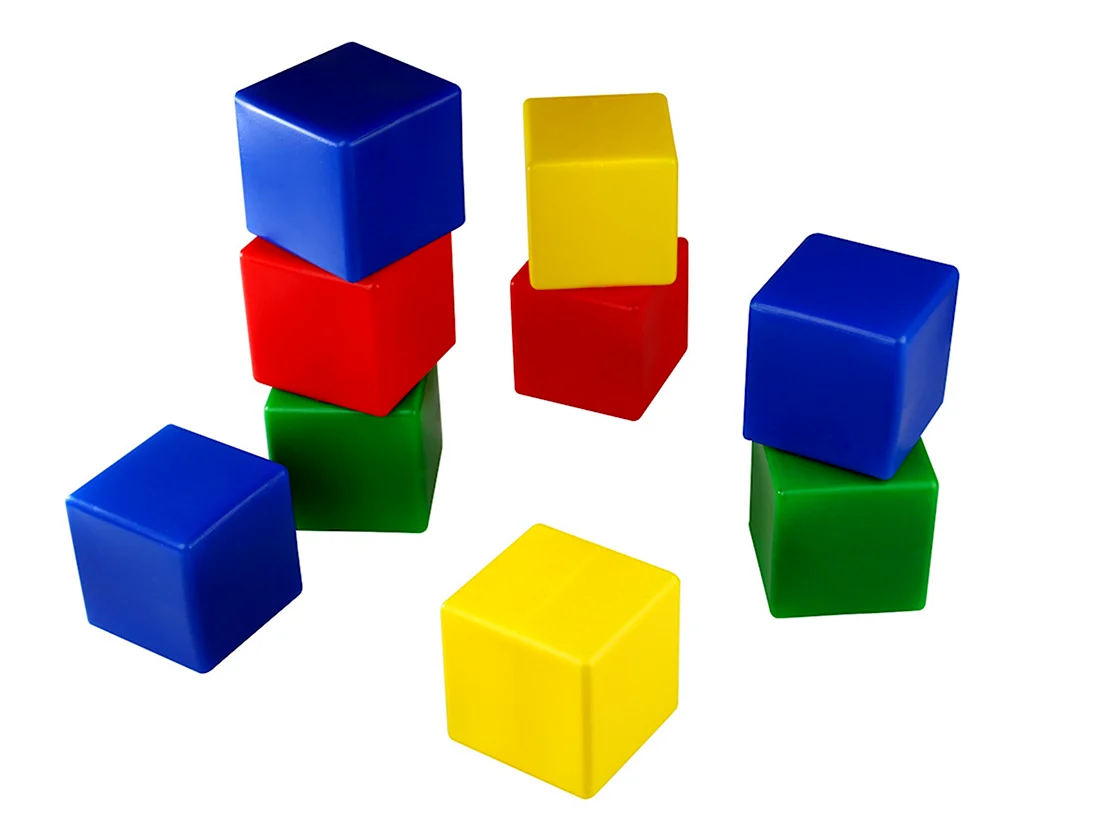 Пластмассовые кубики