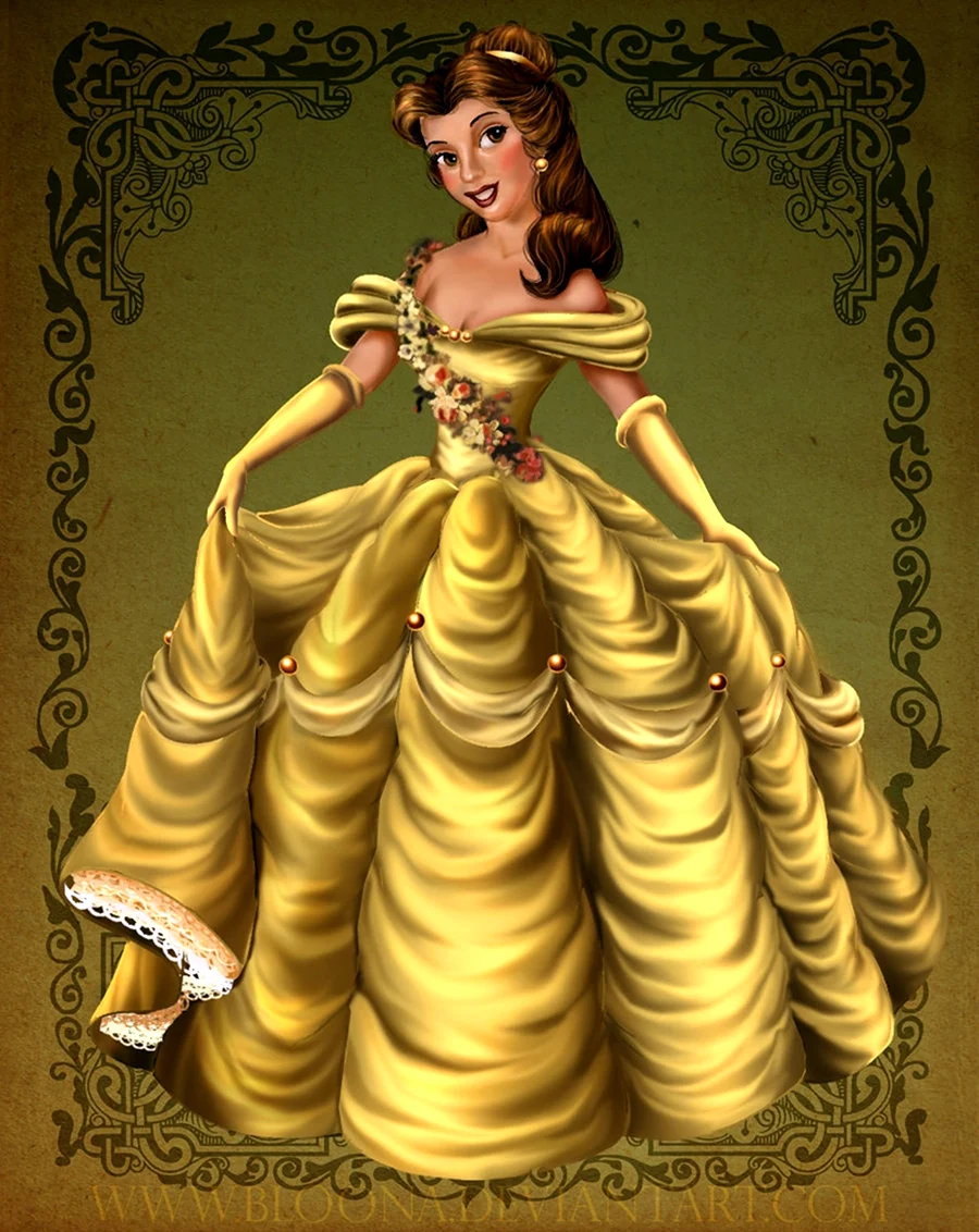 Платье принцессы Диснея Белль