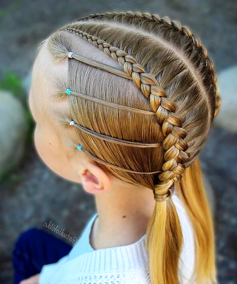 Плетение кос для девочек