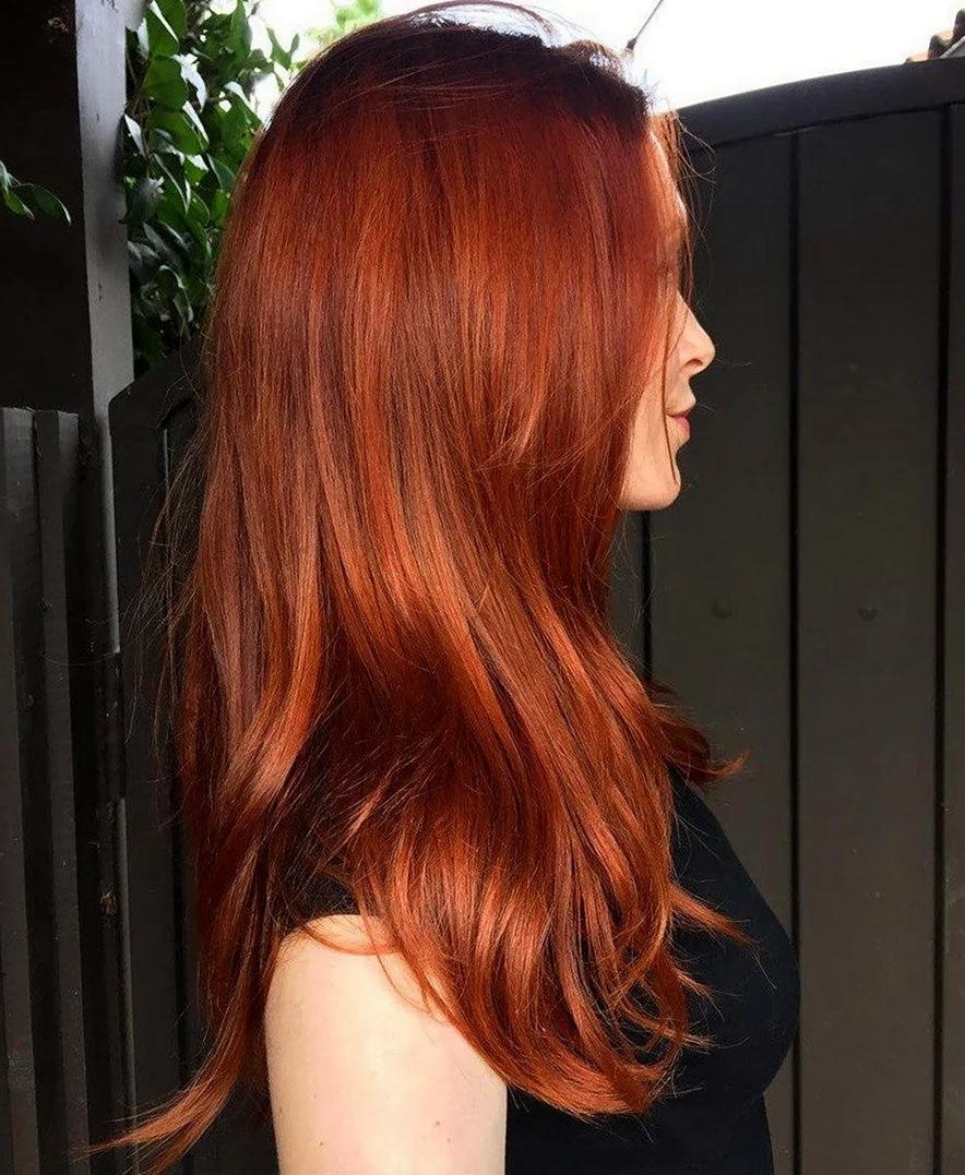 Покрасить волосы хной в рыжий
