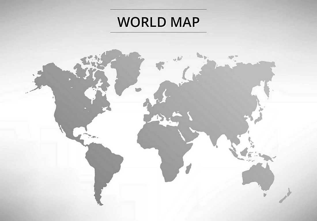Политическая карта мира вектор