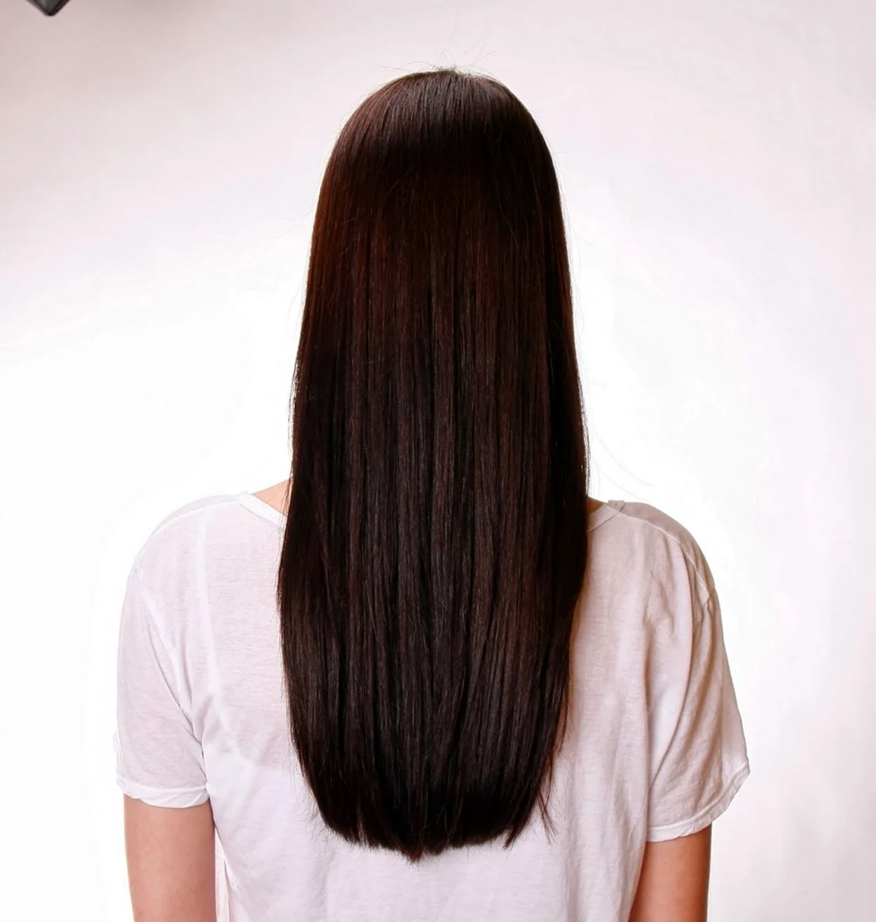 Полукруг на длинные волосы