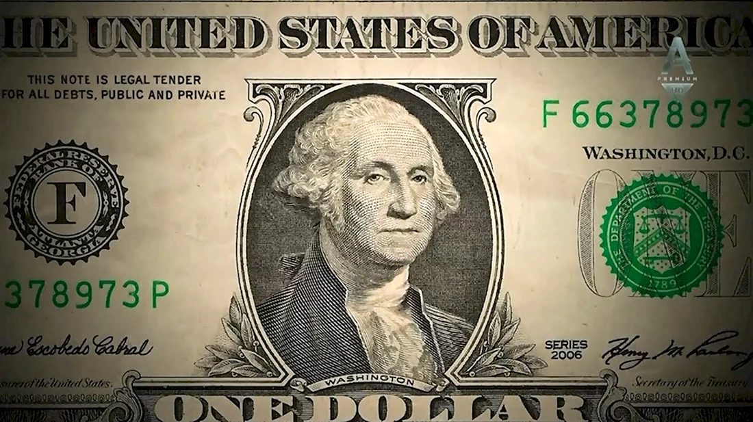 Портреты президентов США на долларах