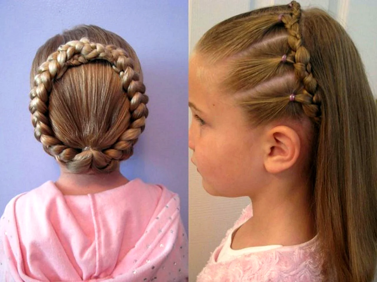 Причёски для девочек на длинные волосы в садик