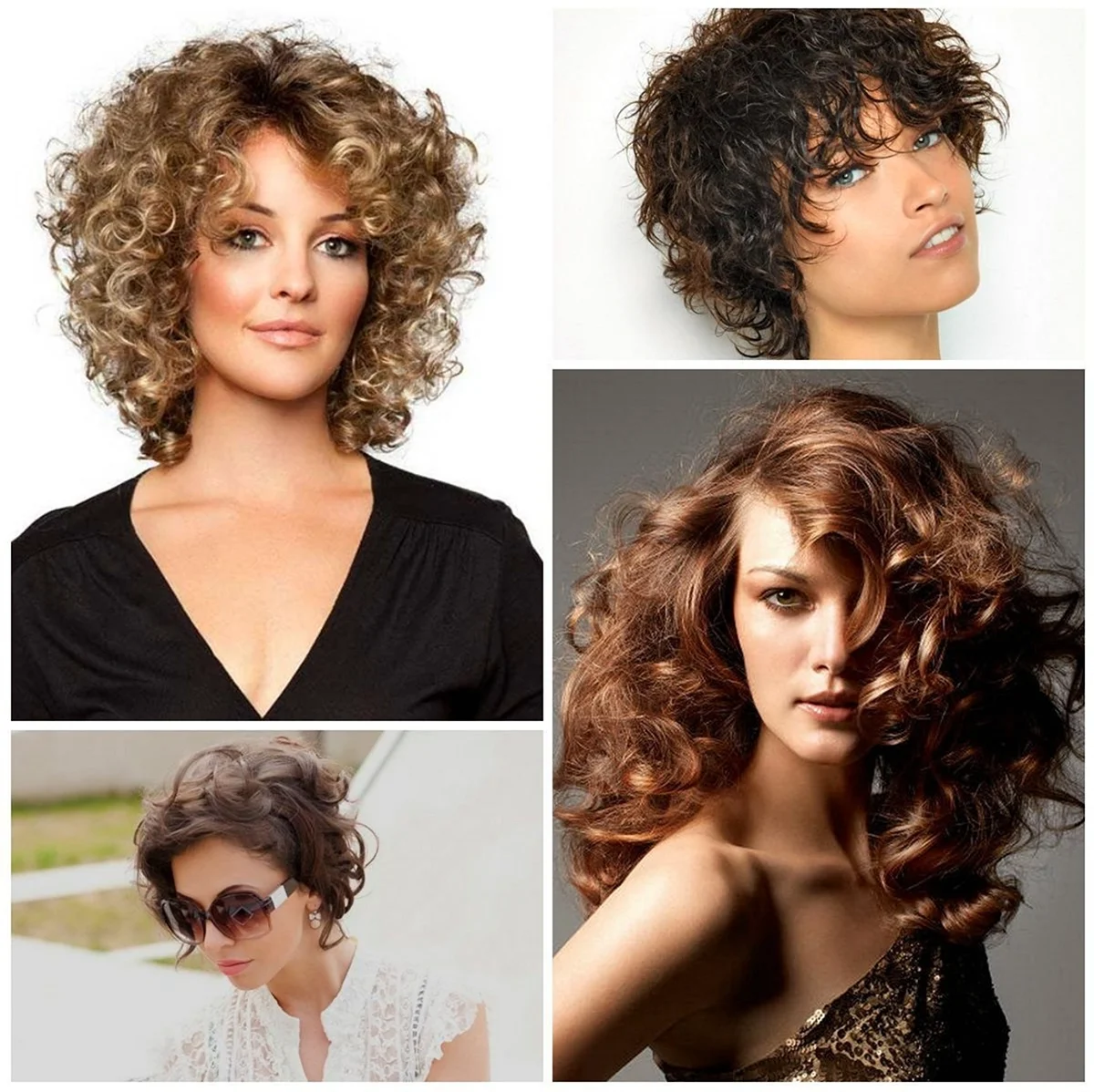 Причёски женские на средние волнистые волосы