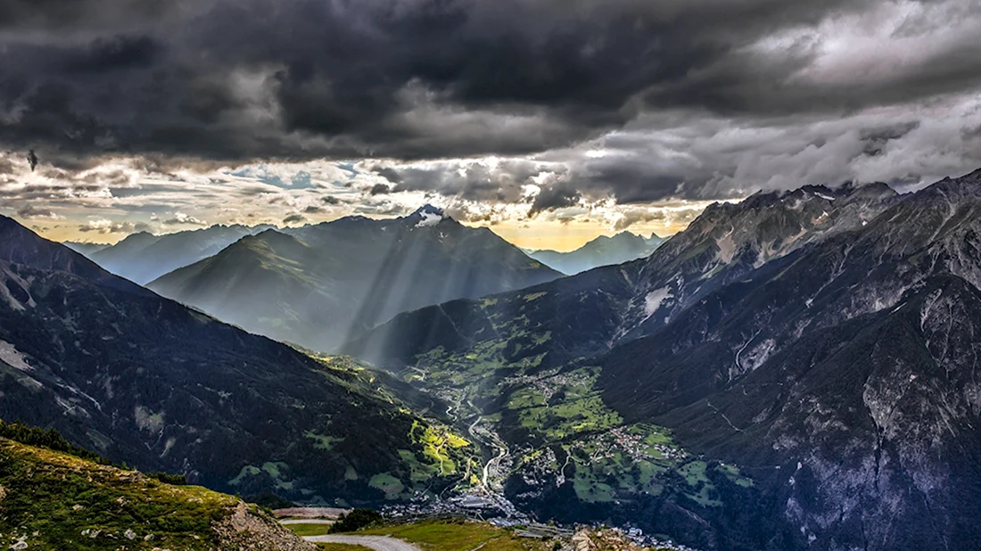 Природа Кавказа Альпы