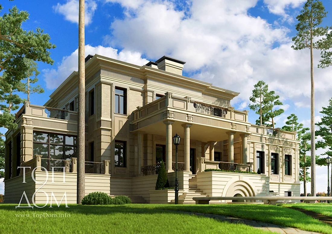 Проекты домов в классическом стиле