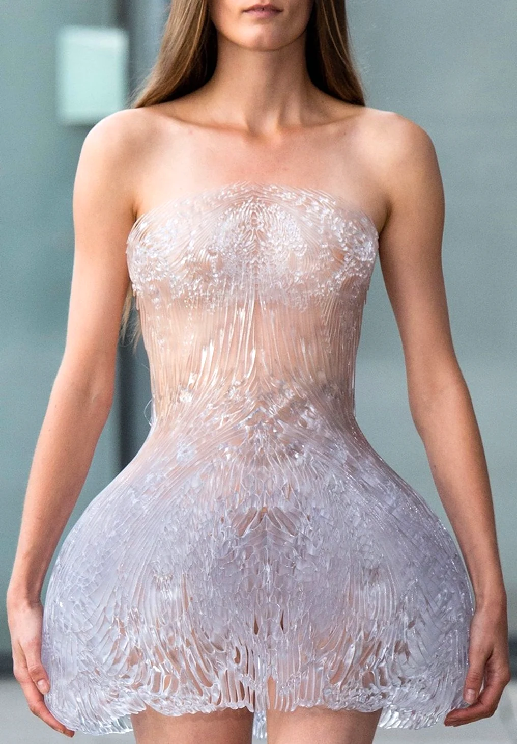 Прозрачное платье