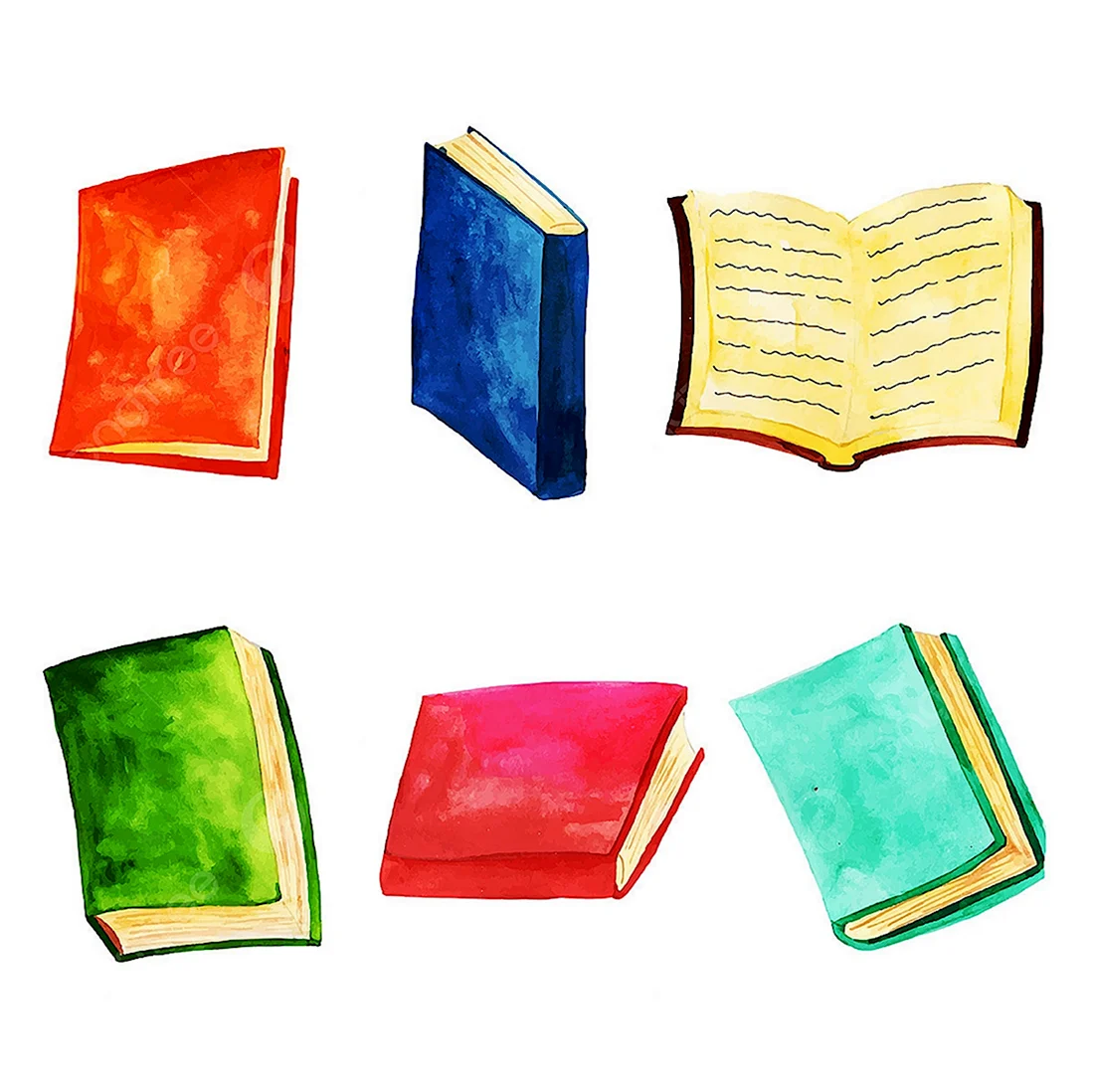Разноцветные книжки