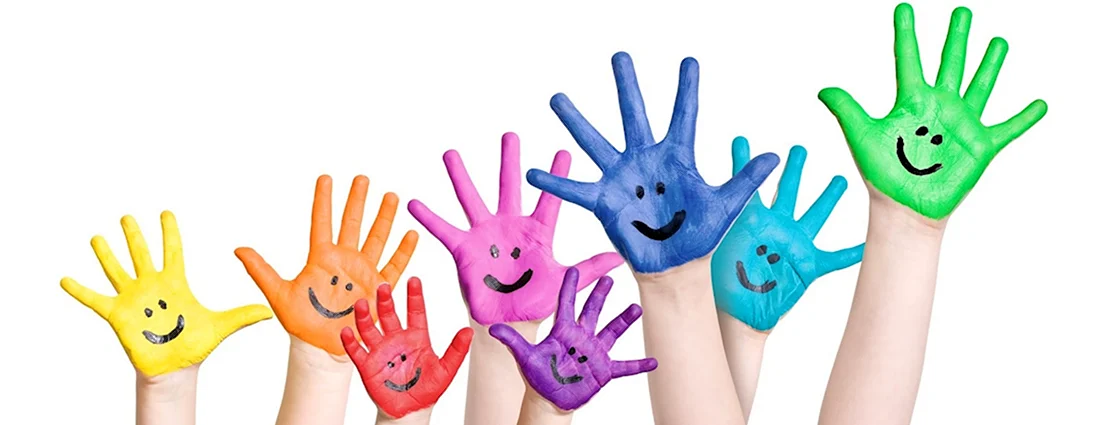 Разноцветные пальчики