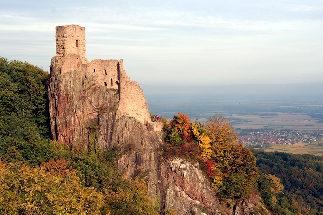 Развалины замка Клифф Германия