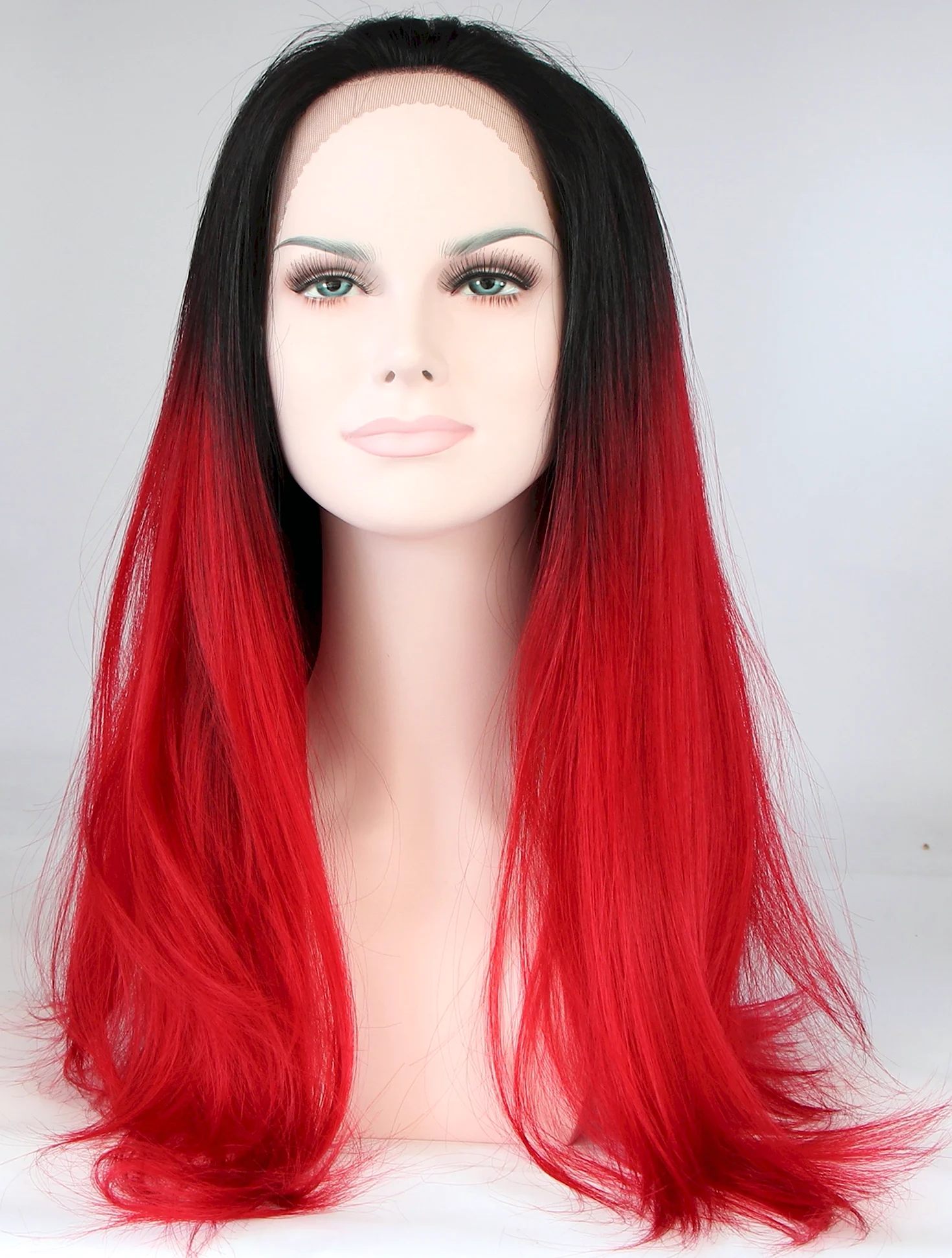 Red hair Ombre Wig long