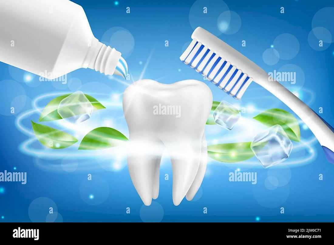 Реклама зубной пасты с отбеливанием