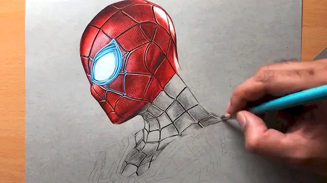 Рисовать железного человека паука