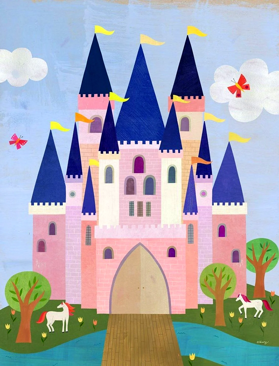 Рисуем замок принцессы