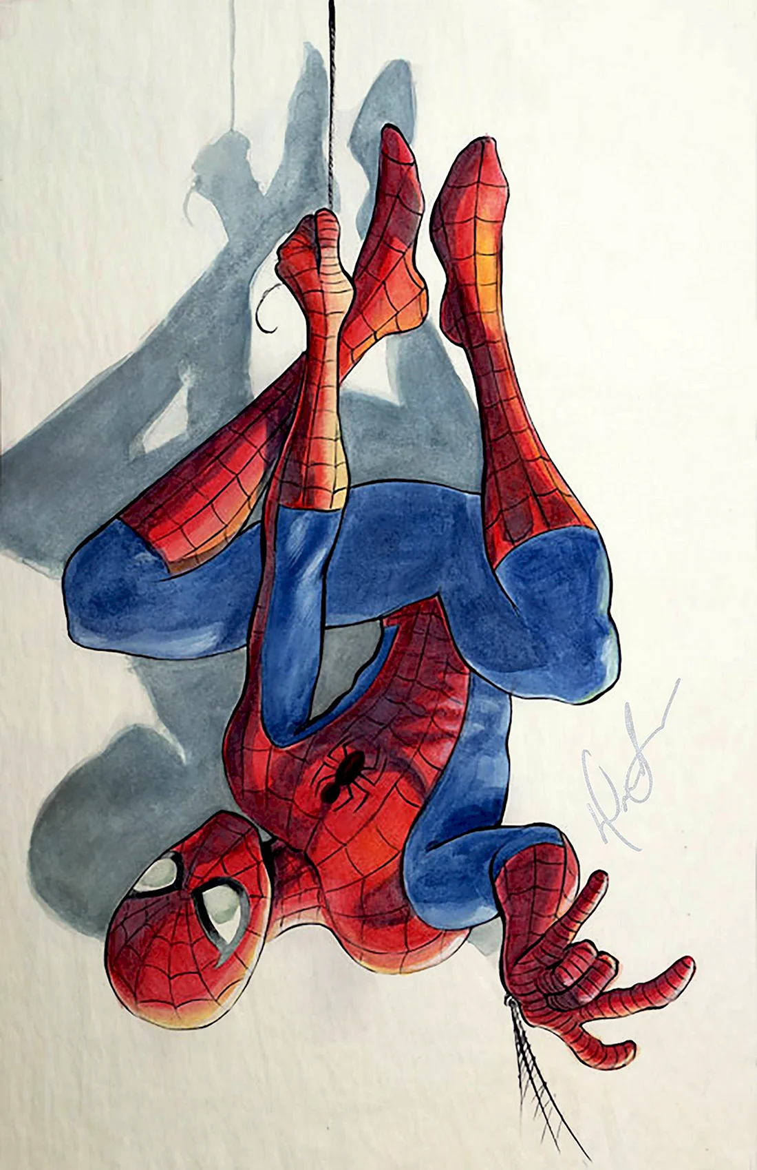 Рисунки Марвел человек паук
