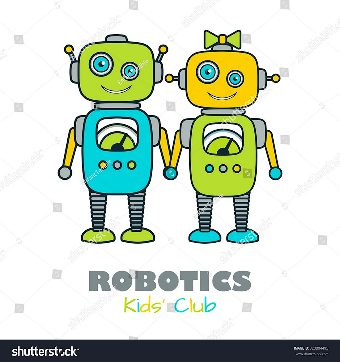 Робот мальчик и девочка