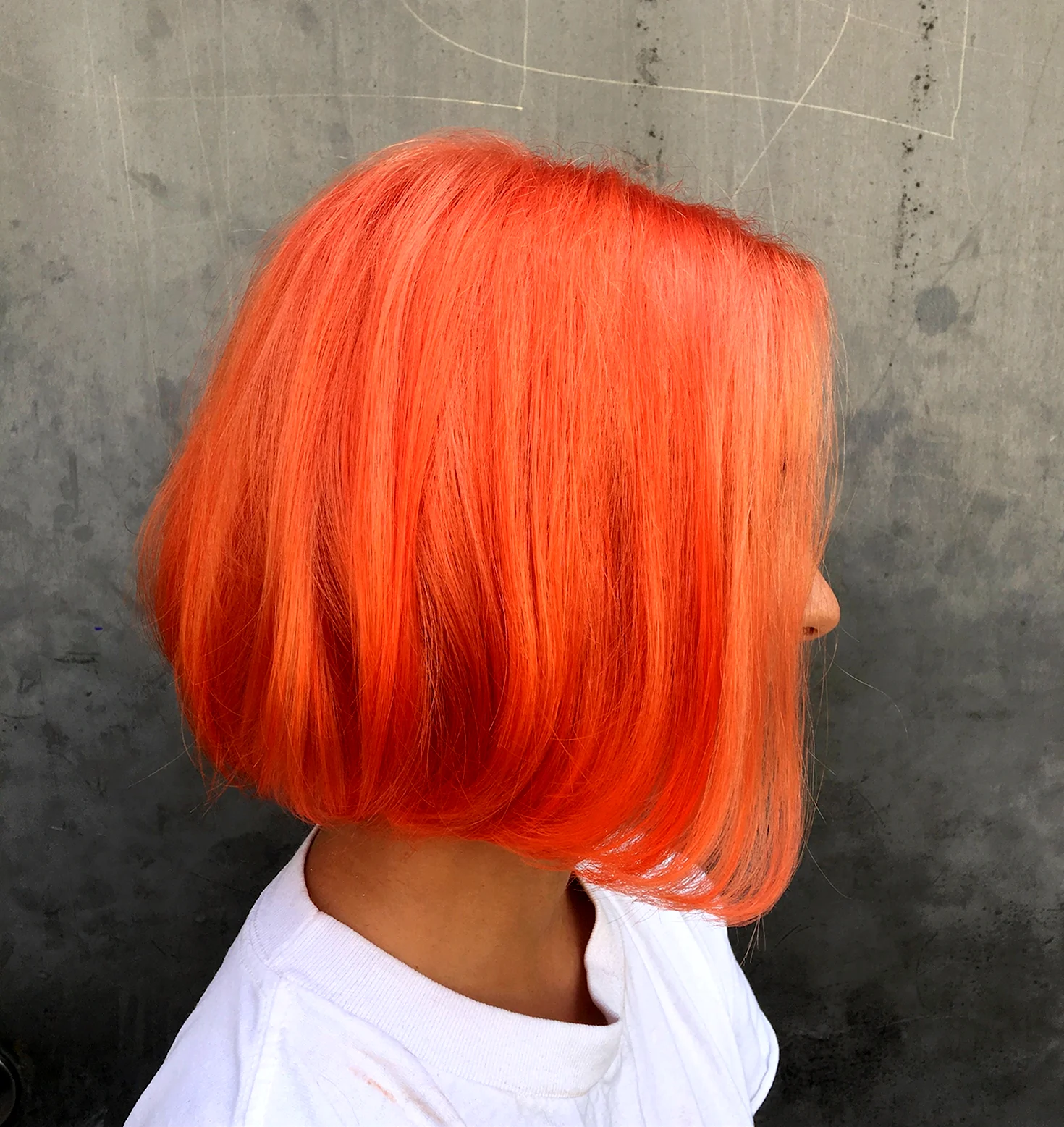 Розово оранжевые волосы
