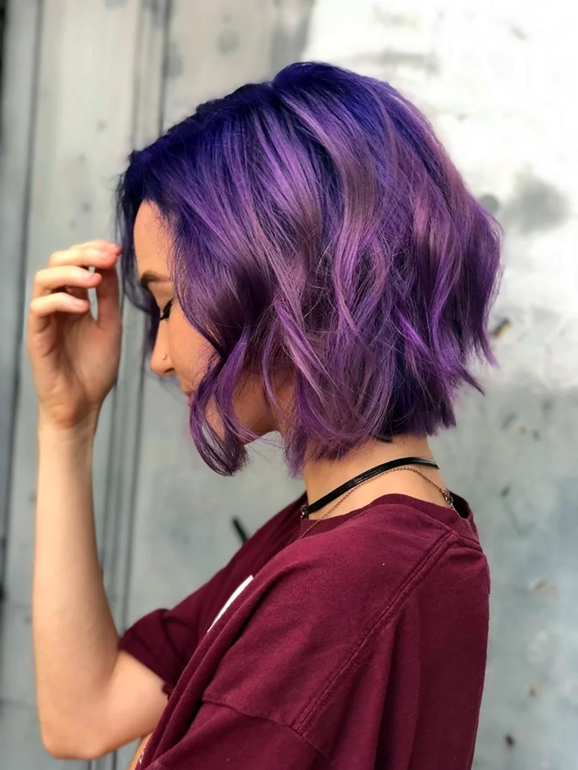 Руссо фиолетовые волосы