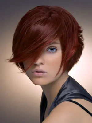 Рыжий цвет волос короткая стрижка