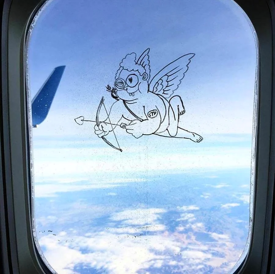 Самолет рисунок