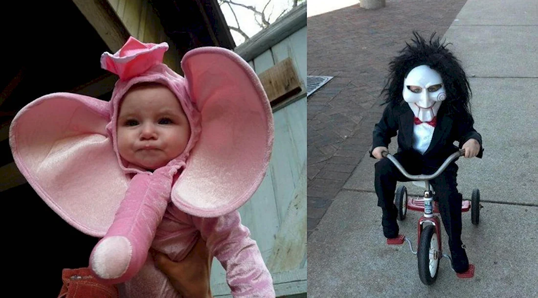 Самые страшные костюмы для детей