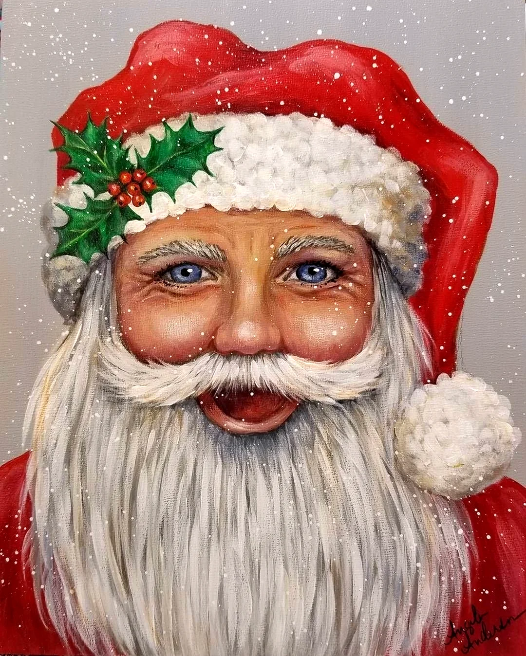 Санта Клаус портрет