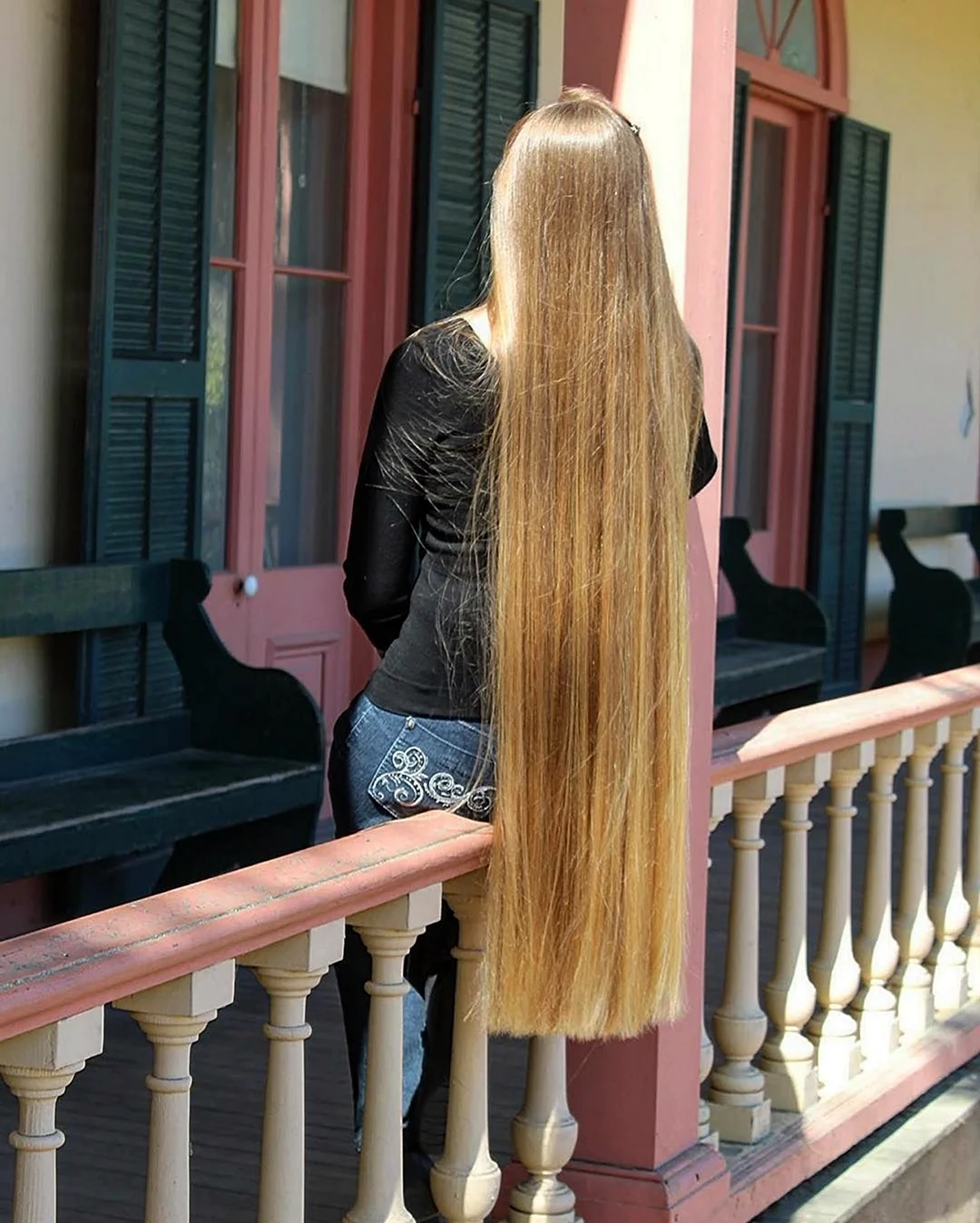 Шикарные длинные русые волосы